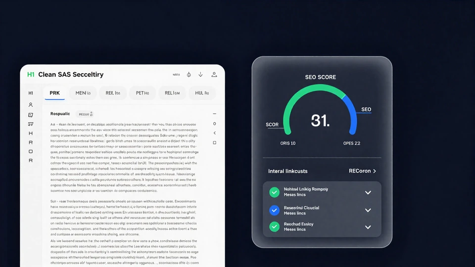 Vsesvit AI article editor interface showing research-backed content generation with SEO scoring and source verification